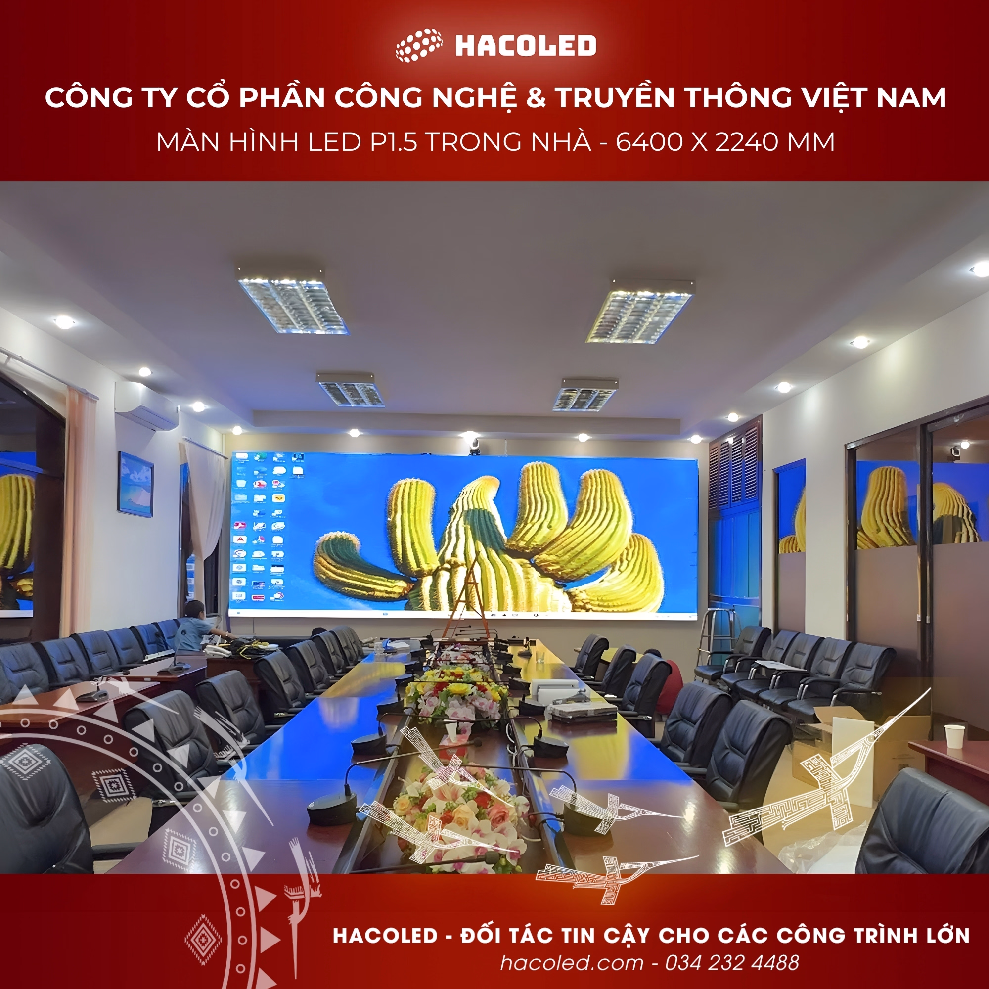 Màn hình LED P1.5 trong nhà - Ảnh 2