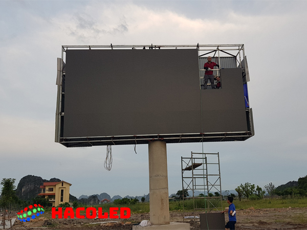 Lắp đặt màn hình LED P5 ngoài trời tại Vân Đồn - Quảng Ninh