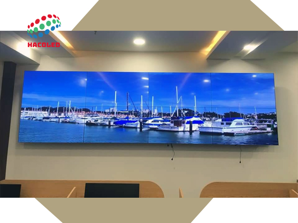 Lắp đặt màn hình ghép Vestel 55 inch 4x2 tại Sân bay Cam Ranh - 2
