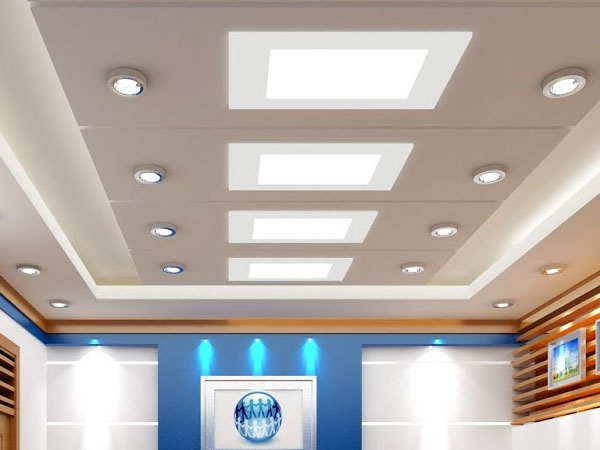 Đèn LED Âm Trần Là Gì? Cấu Tạo Và Ưu Nhược Điểm 6 anh den led am tran theo kieu tan quang