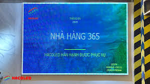 Lắp Đặt Màn Hình LED P4 Trong Nhà Tại Nhà Hàng 365, Xuân Đỉnh, Hà Nội
