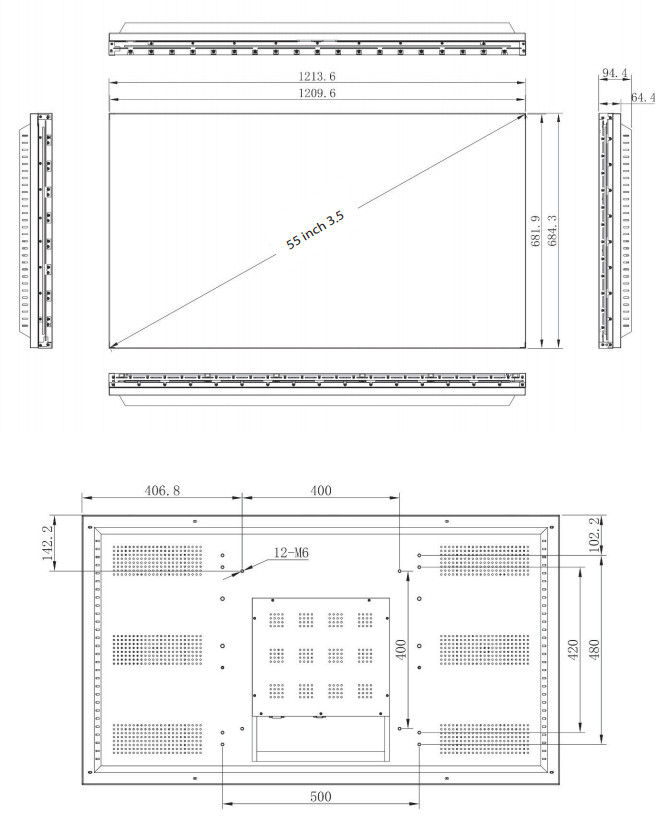 ban veMàn hình ghép videowall BOE VE55L-A 55 inch-2