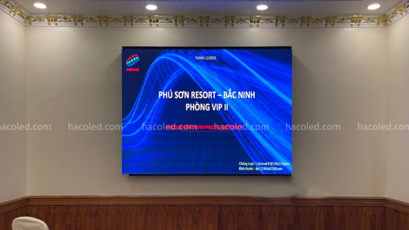 Lắp Đặt Màn Hình LED Cabinnet P3 Trong Nhà Tại Phú Sơn Resort, Bắc Ninh 7