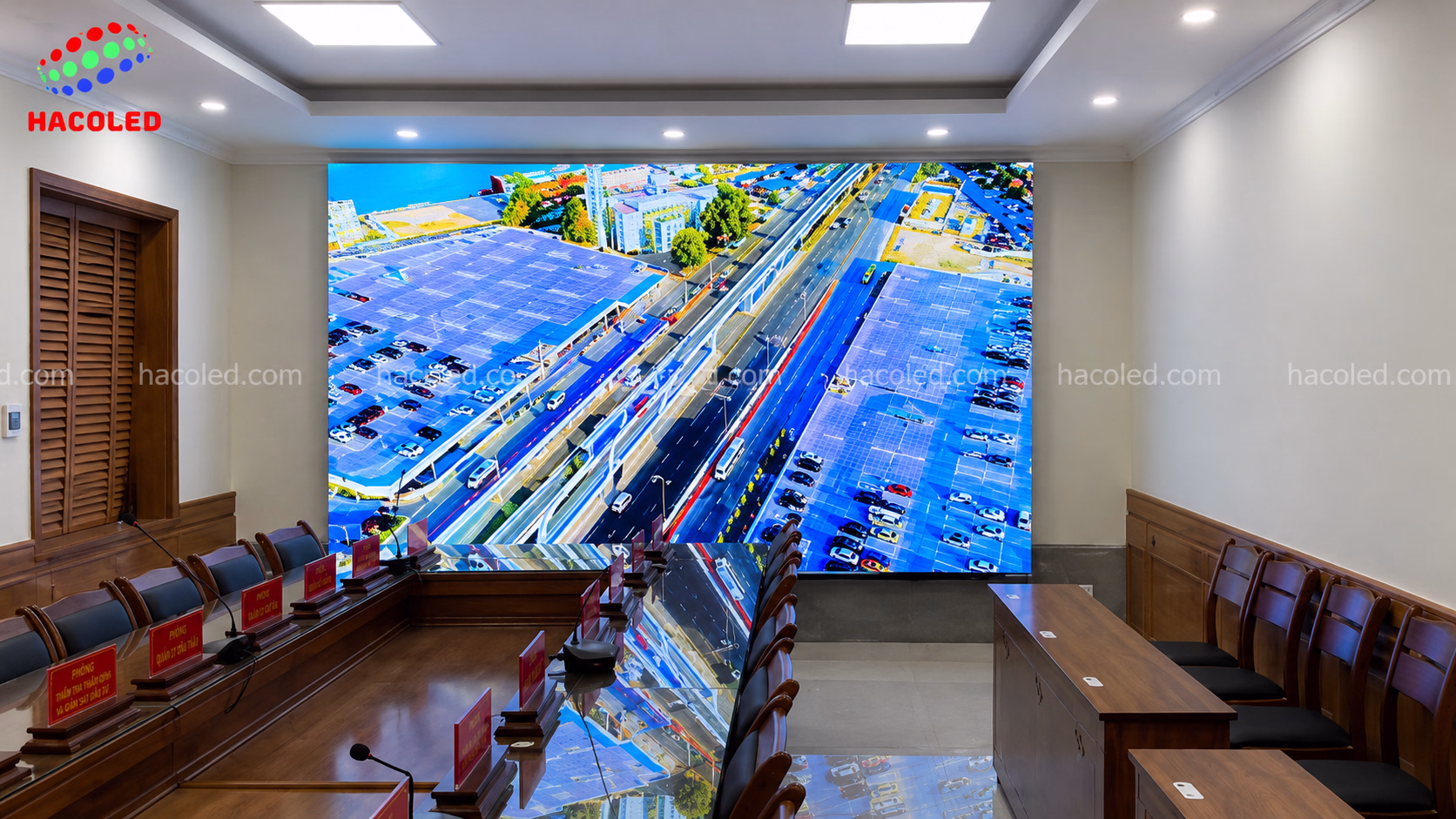Lắp Đặt Màn Hình LED P2 Trong Nhà Tại Bệnh Viện Y Học Cổ Truyền Trung Ương