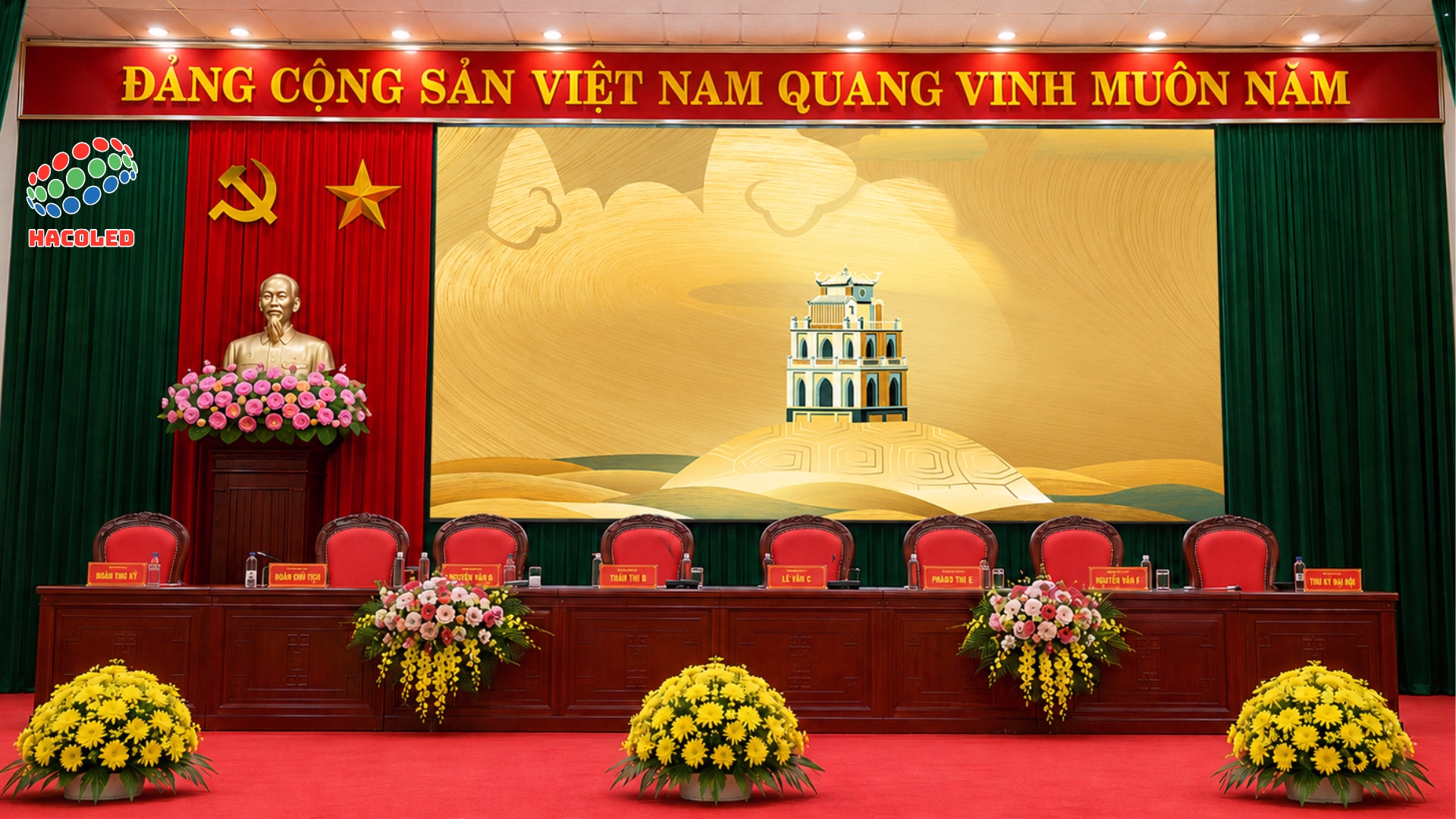 Lắp Đặt Màn Hình LED P2 Trong Nhà Tại Công Ty Điện Lực Sơn La