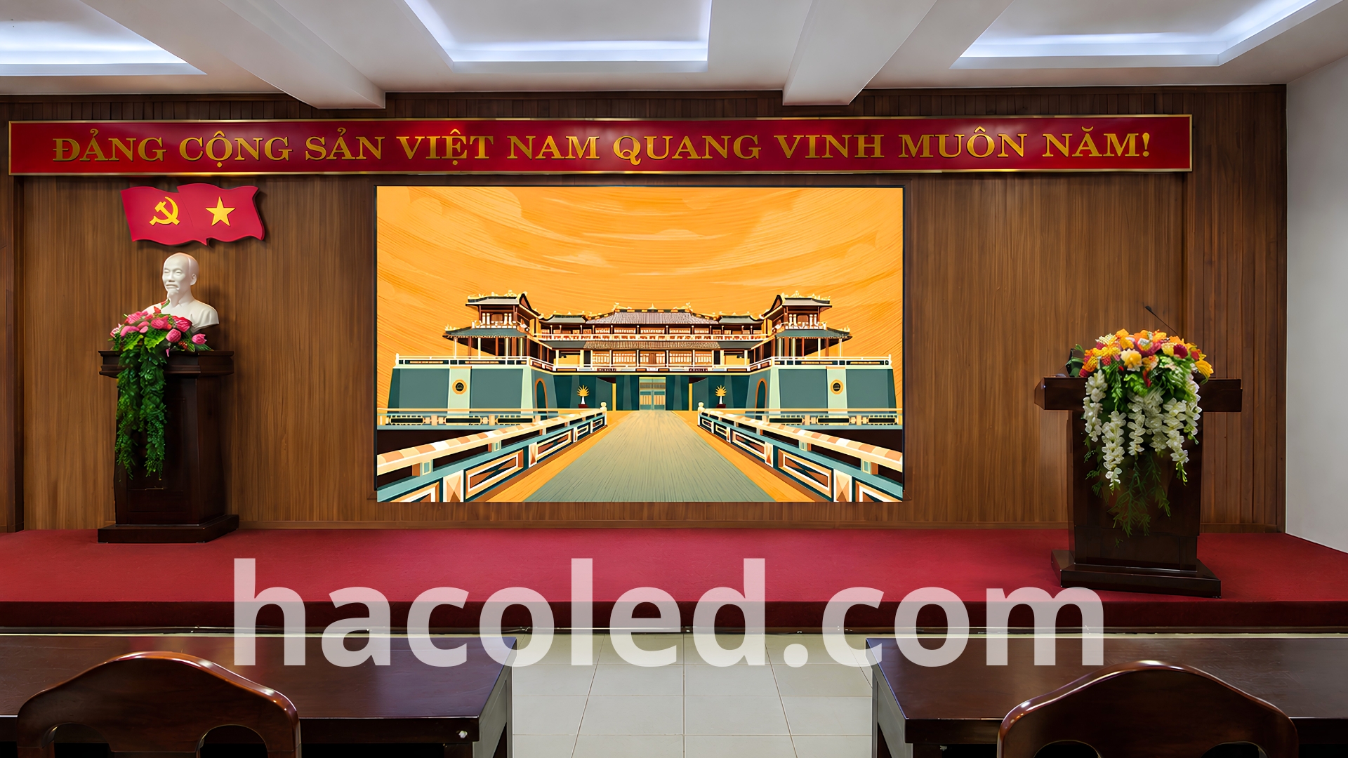 Lắp Đặt Màn Hình LED P3 Trong Nhà Tại Trường Trung Cấp Công Nghệ Số 10