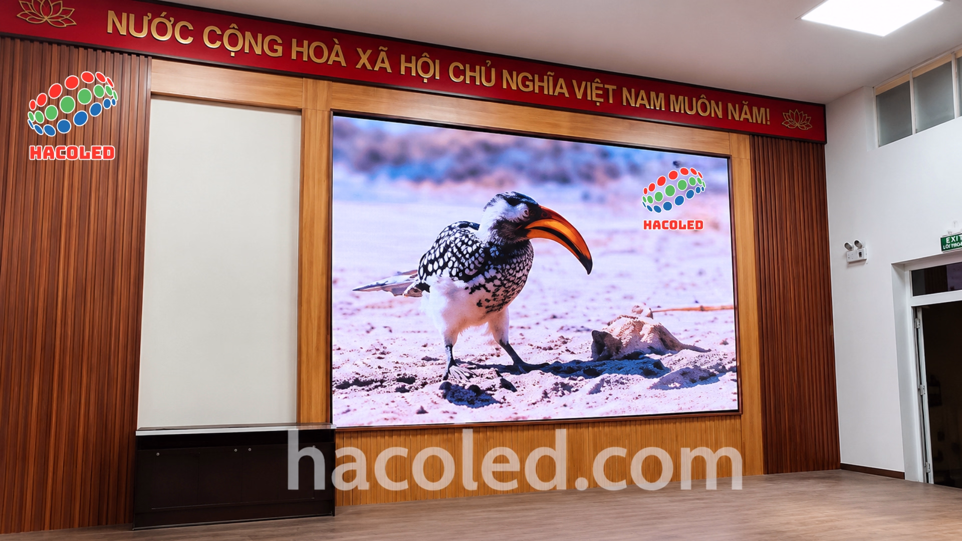 Lắp Đặt Màn Hình LED P3 Trong Nhà Tại UBND Xã Kiêu Kỵ, Hà Nội