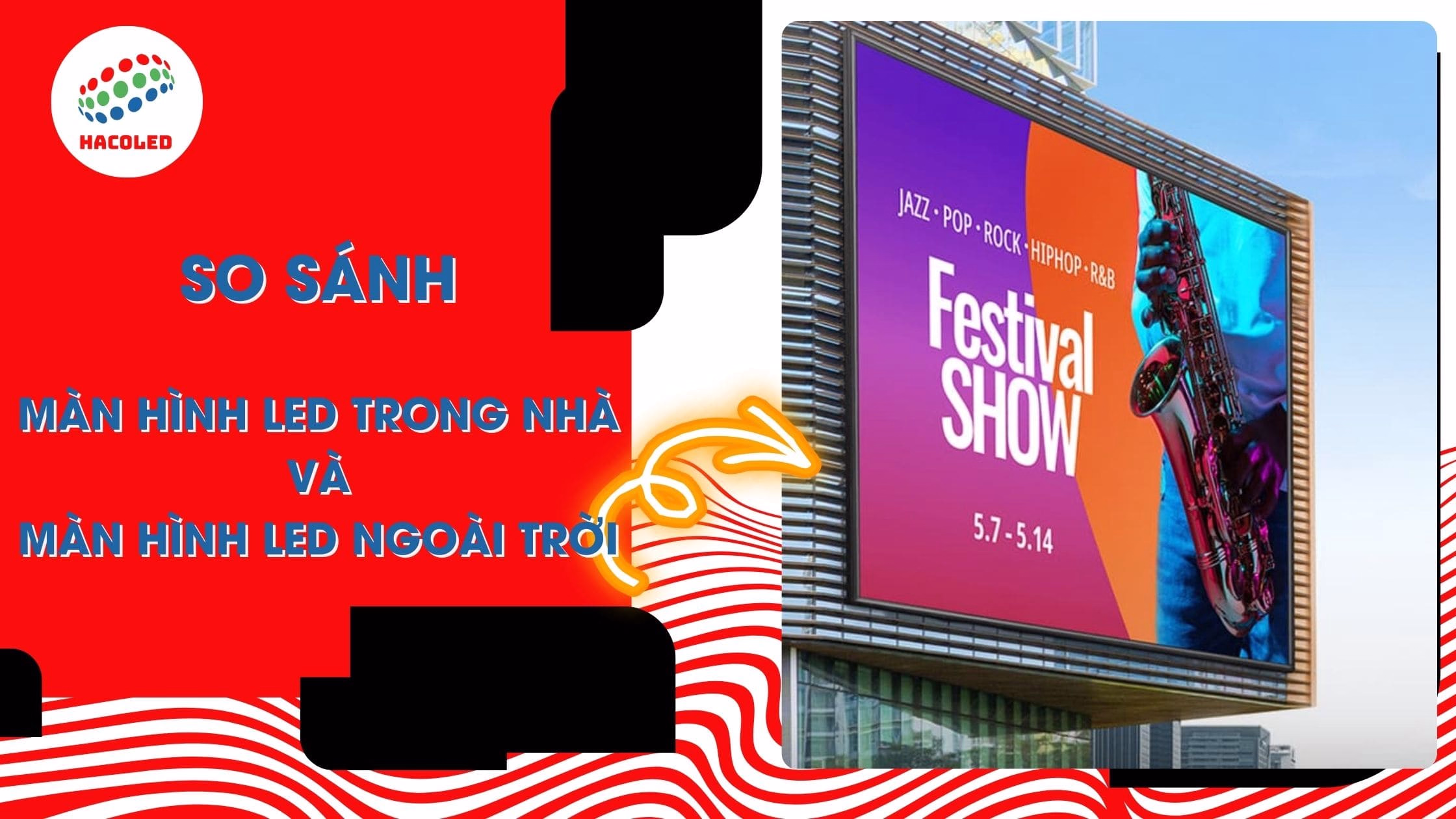 So sánh màn hình LED trong nhà và màn hình LED ngoài trời
