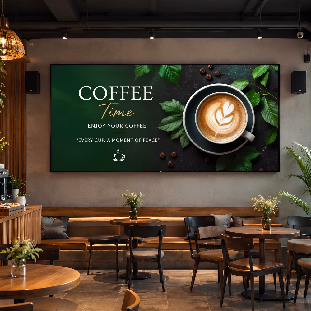 Màn hình LED quán Cafe - Ảnh 3