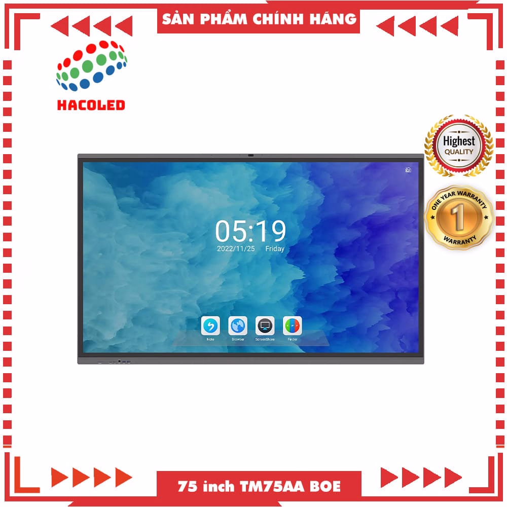 Màn hình hiển thị 75 inch TM75AA BOE – Màn hình tương tác thông minh