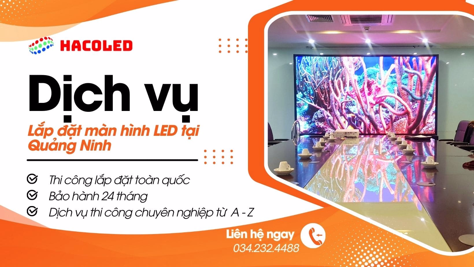 Đơn vị lắp đặt màn hình LED tại Quảng Ninh chất lượng – thi công nhanh chóng