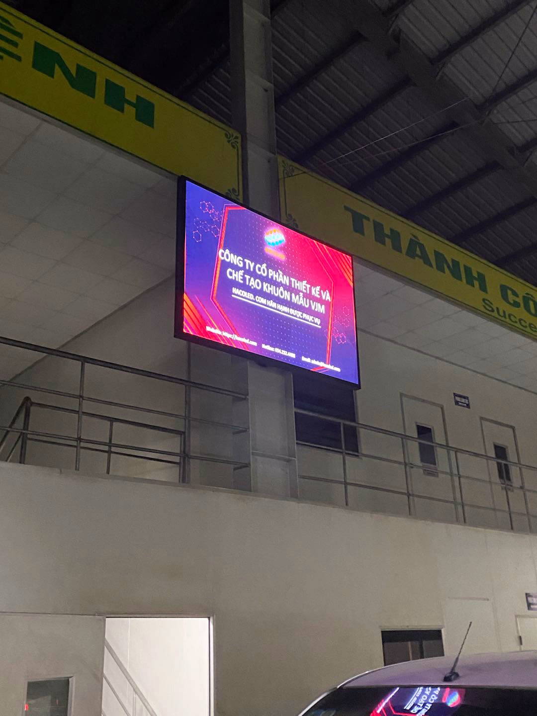 Lắp đặt màn hình LED P3 trong nhà tại Công ty VJM