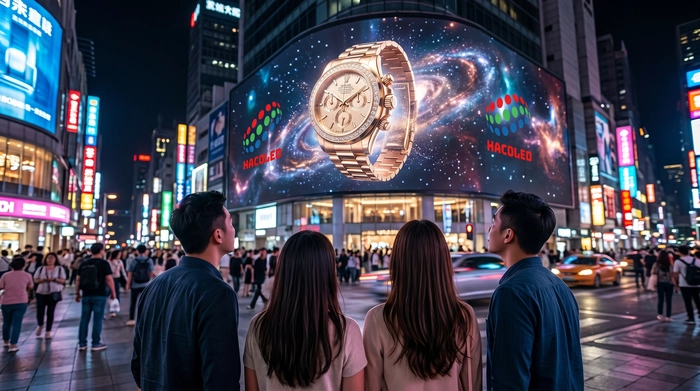 màn hình LED quảng cáo 3D thu hút khách hàng tại trung tâm thương mại