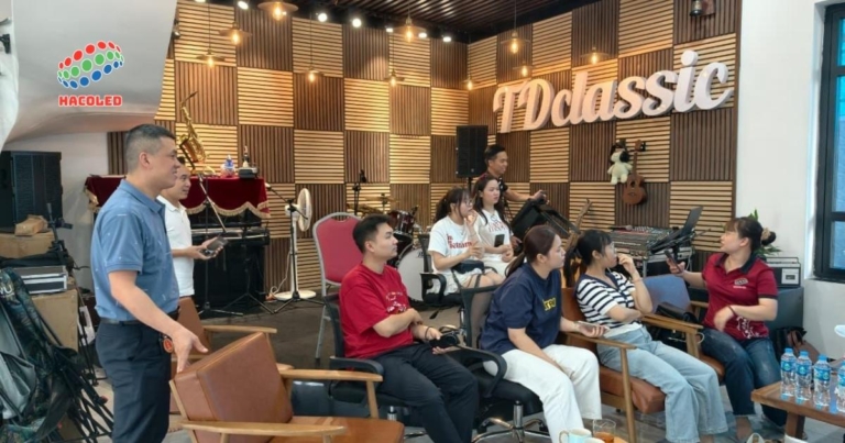 Đội ngũ HacoLED tham gia đào tạo nâng cao chuyên môn âm thanh cùng đối tác