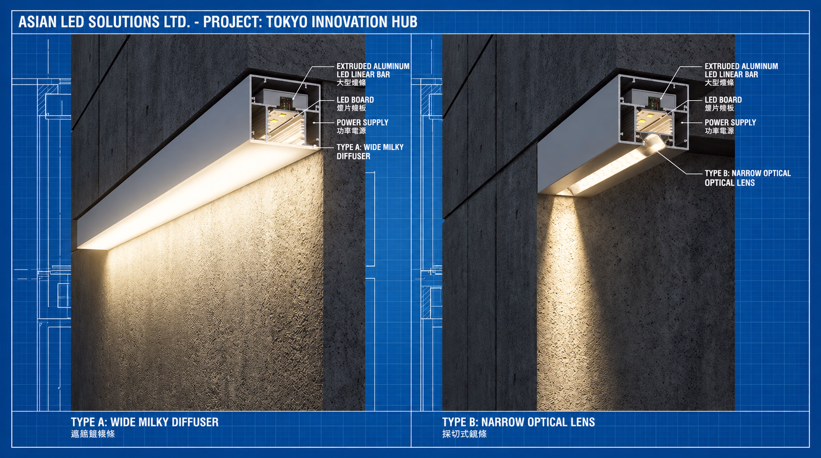 Cách chọn LED thanh trang trí tòa nhà