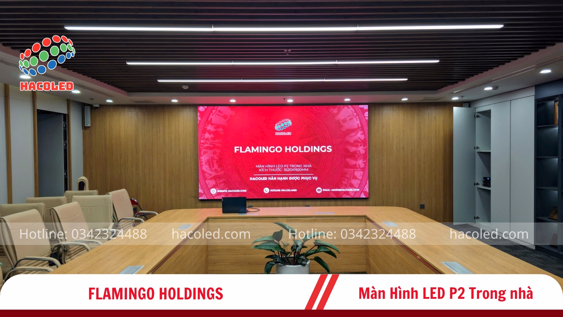 Lắp đặt màn hình LED P2 trong nhà tại FLAMINGO HOLDINGS 3 lap-dat-man-hinh-led-p2-trong-nha-flamingo-holdings (1)