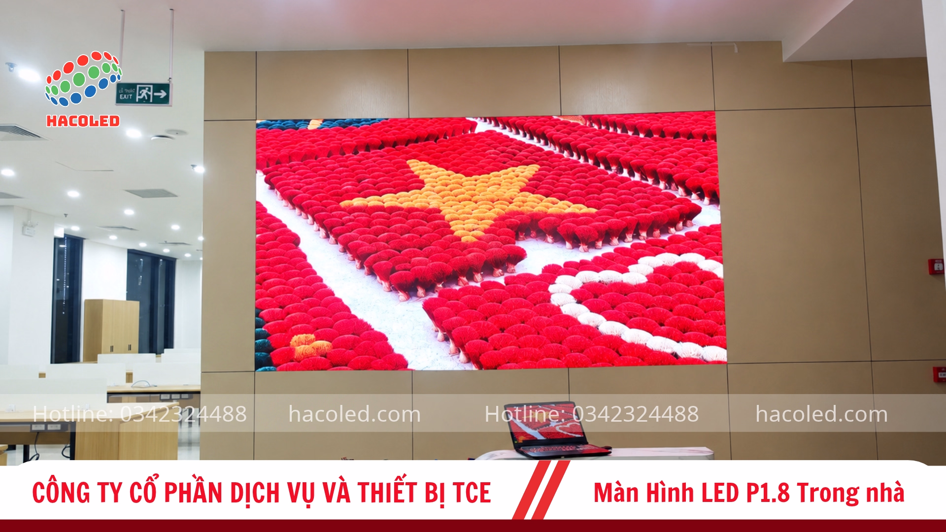 Lắp đặt 2 màn hình LED P1.8 trong nhà tại Công ty Cổ phần thiết bị và dịch vụ TCE 4 lap-dat-man-hinh-led-p1-8-cong-ty-co-phan-dich-vu-va-thiet-bi-tce (1)